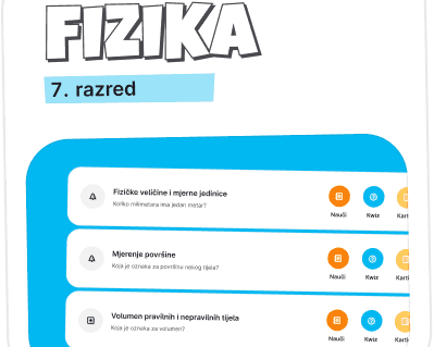 Fizika 7. ponavljanje gradiva